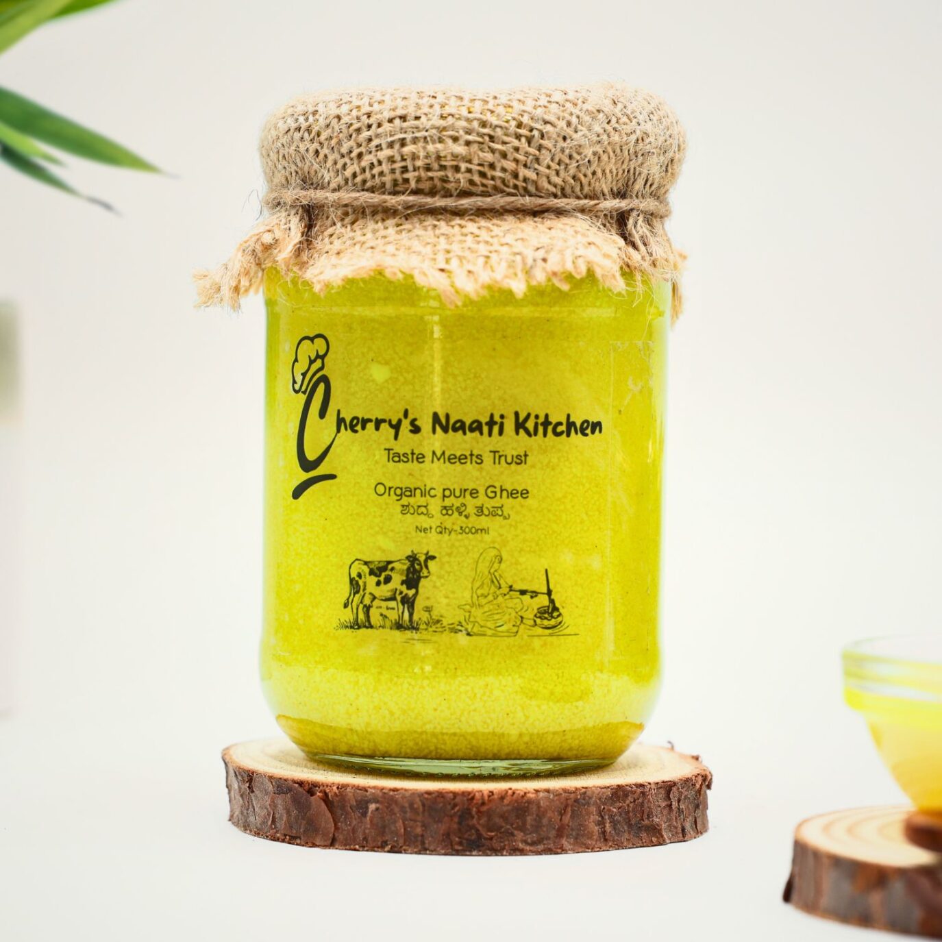 Pure Organic Ghee 300ml (ಶುದ್ಧ ಹಳ್ಳಿ ತುಪ್ಪ)